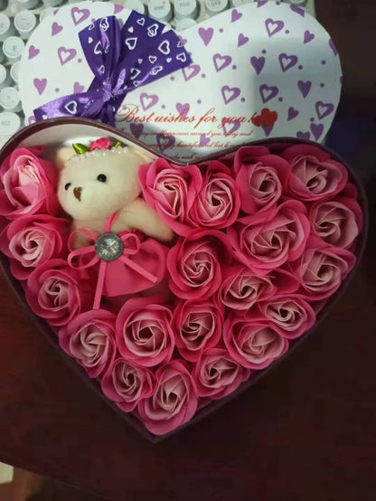 Disney's Stitch Plush Rose Bouquet Gift Box