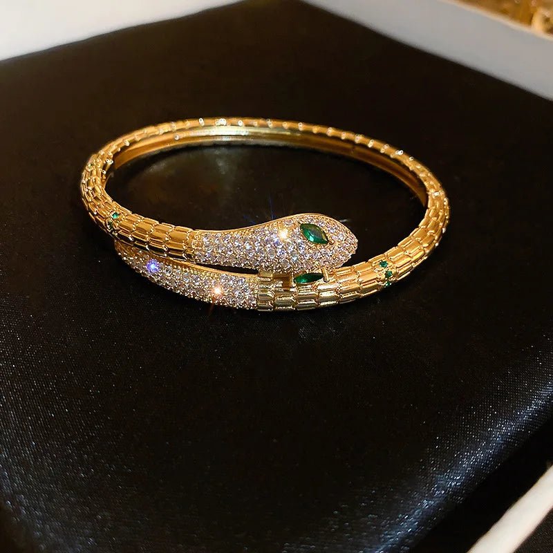 Chic Zircon Snake Bracelet