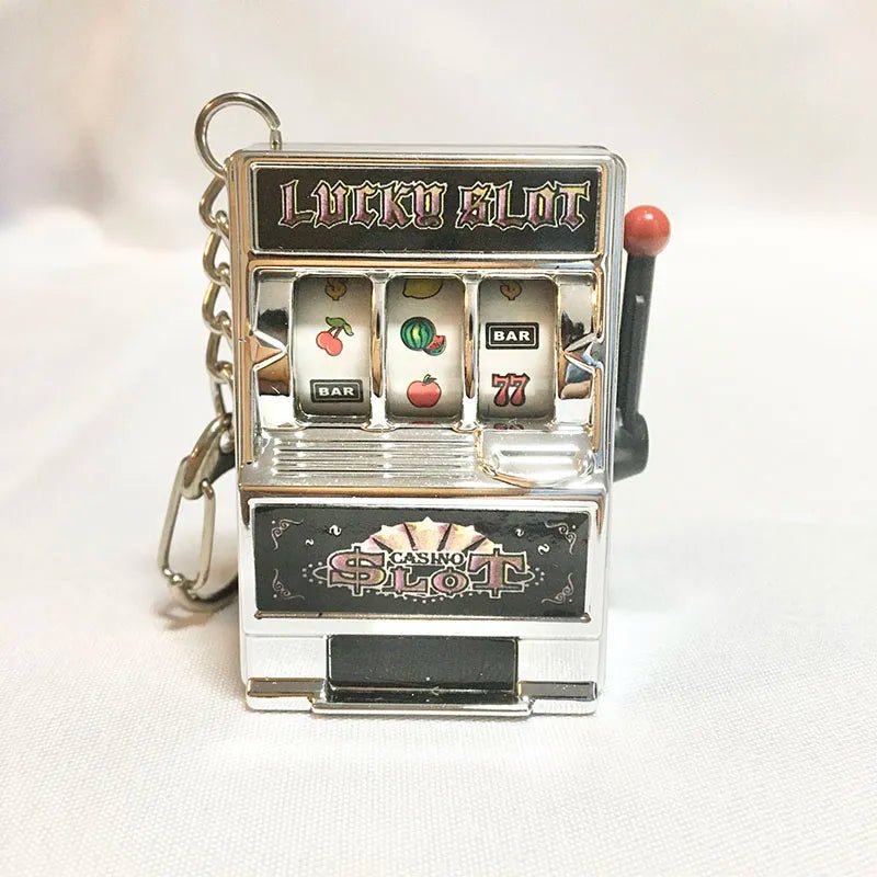 Mini Slot Machine Keychain