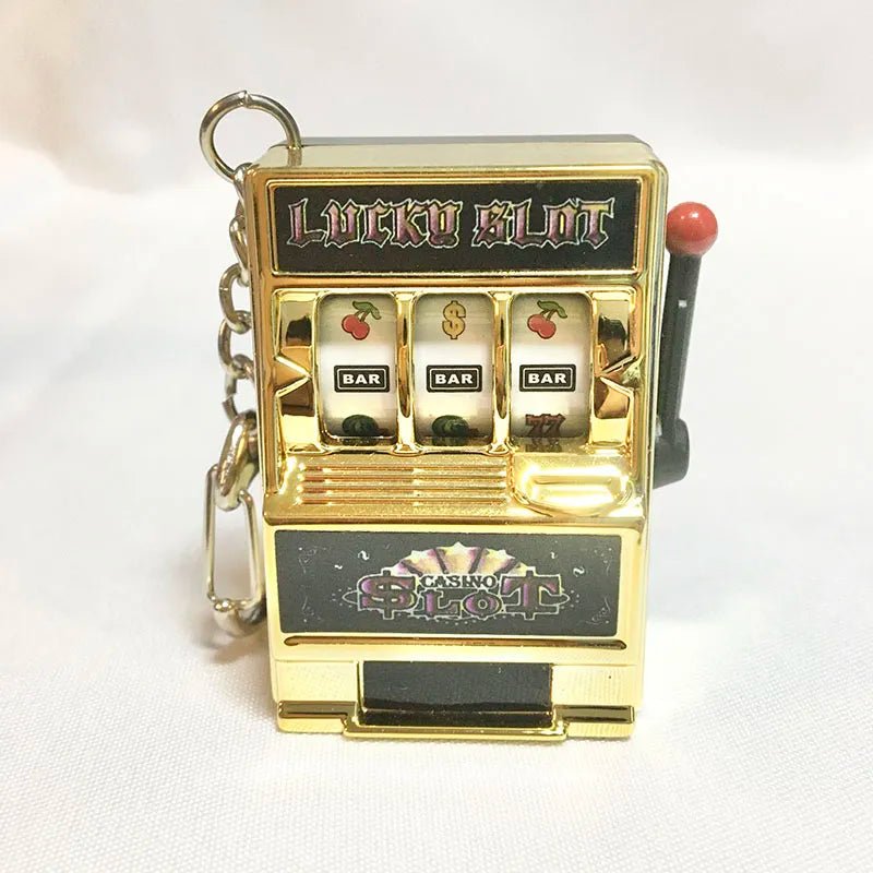Mini Slot Machine Keychain