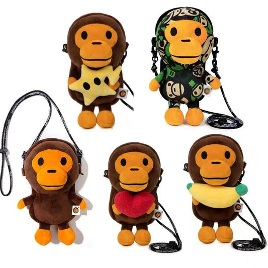 Adorable BABY MILO Monkey Mobile Phone Bag