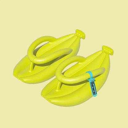 Tropical Comfort: Banana Shape Sandals for Women and Men