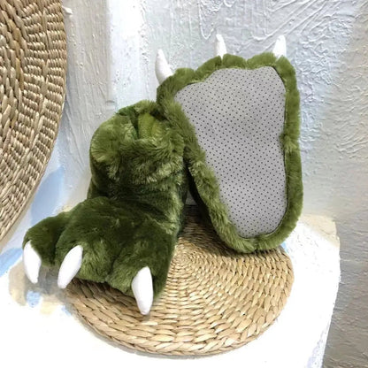 Whimsical Claw Comfort: Unisex Creative Cotton Slippers