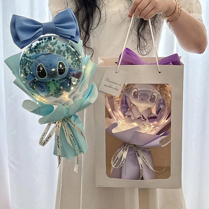 Disney's Stitch Plush Flower Bouquet Gift Box
